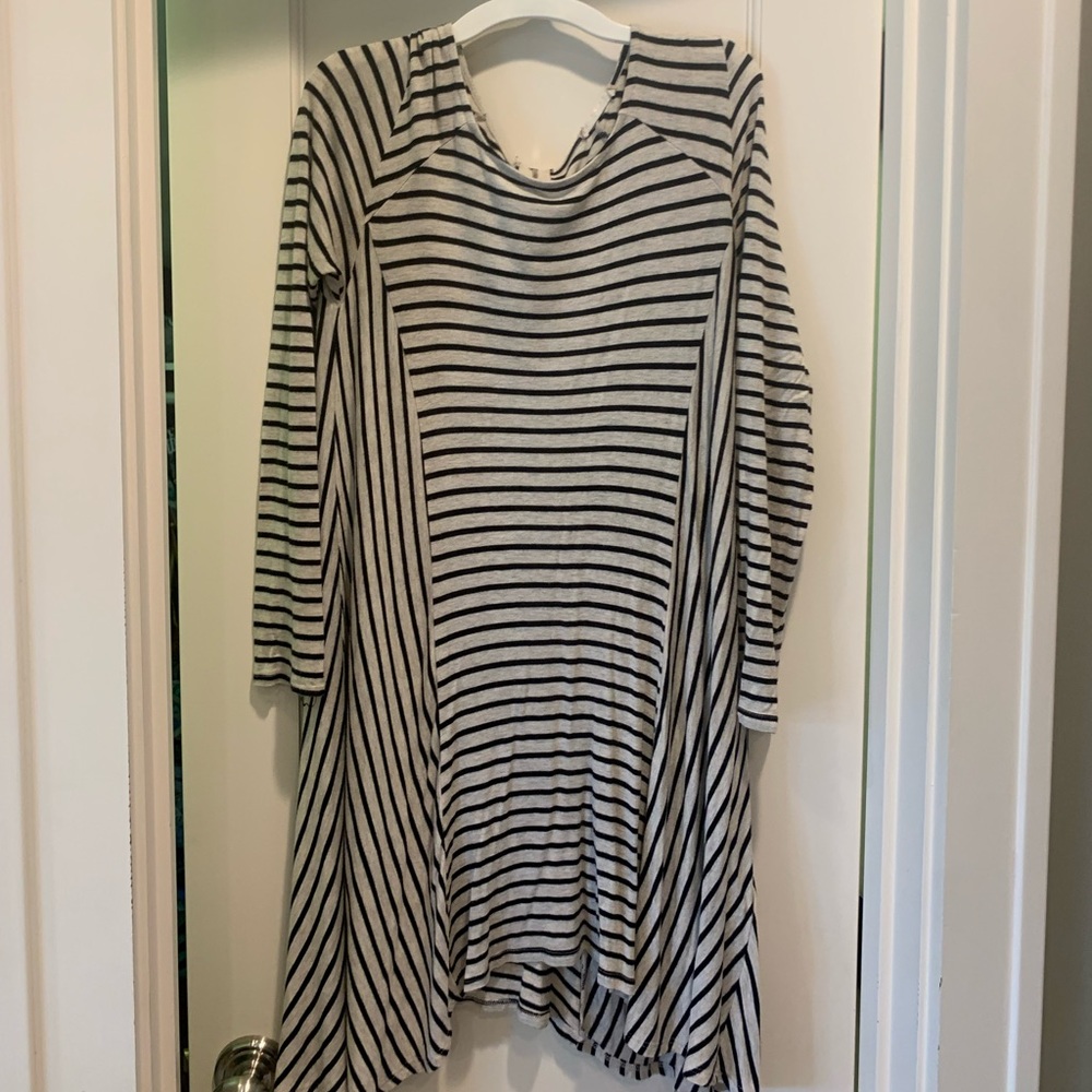 Altard state long sleeved striped dress
